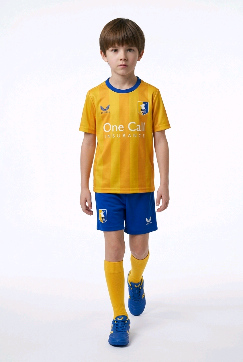Castore Mansfield Town 2024/25 home mini kit