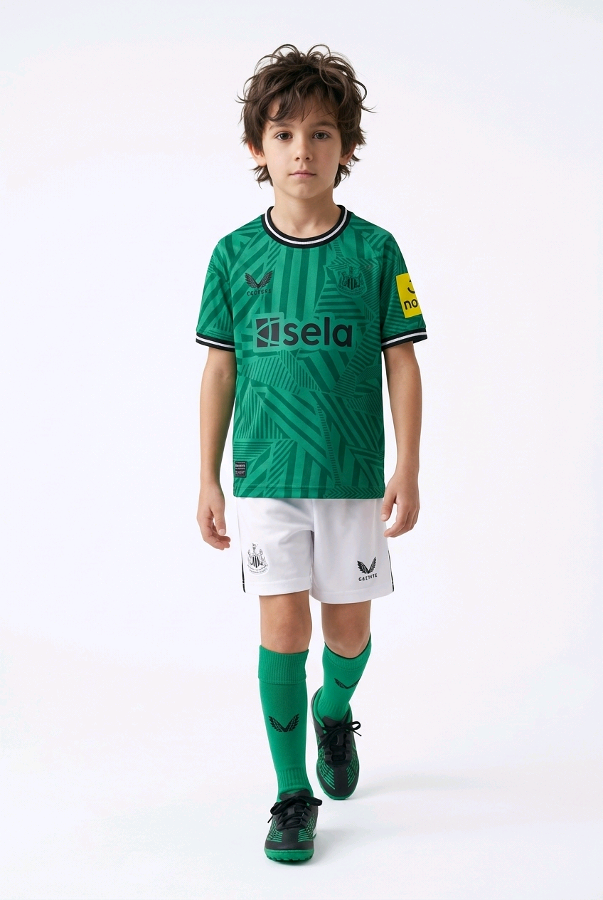 Newcastle United 2023/24 away mini kit