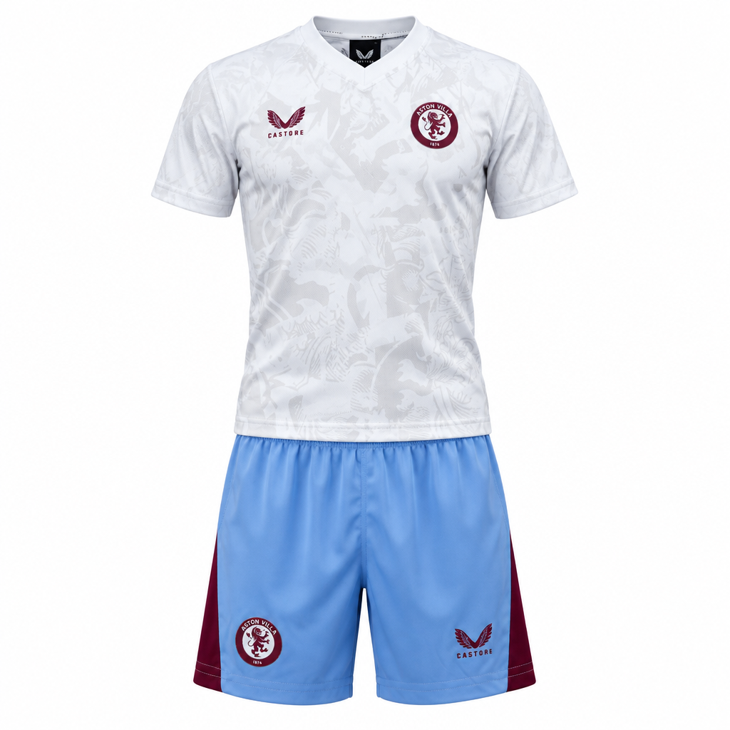 Castore Aston villa 2023/24 away mini kit