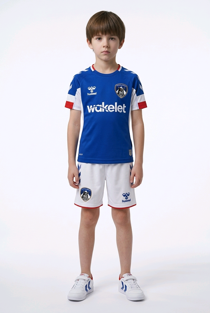 Hummel Oldham athletic 2019/20 home mini kit