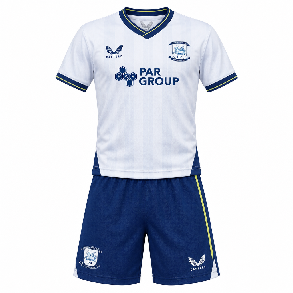 Castore Preston north end 2023/24 home mini kit
